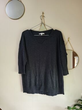 Classic Black Crewneck Women's Sweater